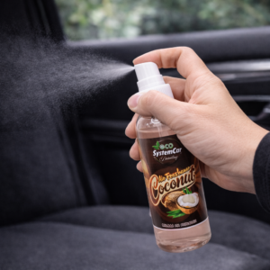 Ambientador aroma coco para interior de vehículo pulverizado