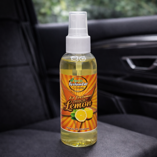 Ambientador spray aroma limón para interior de vehículo