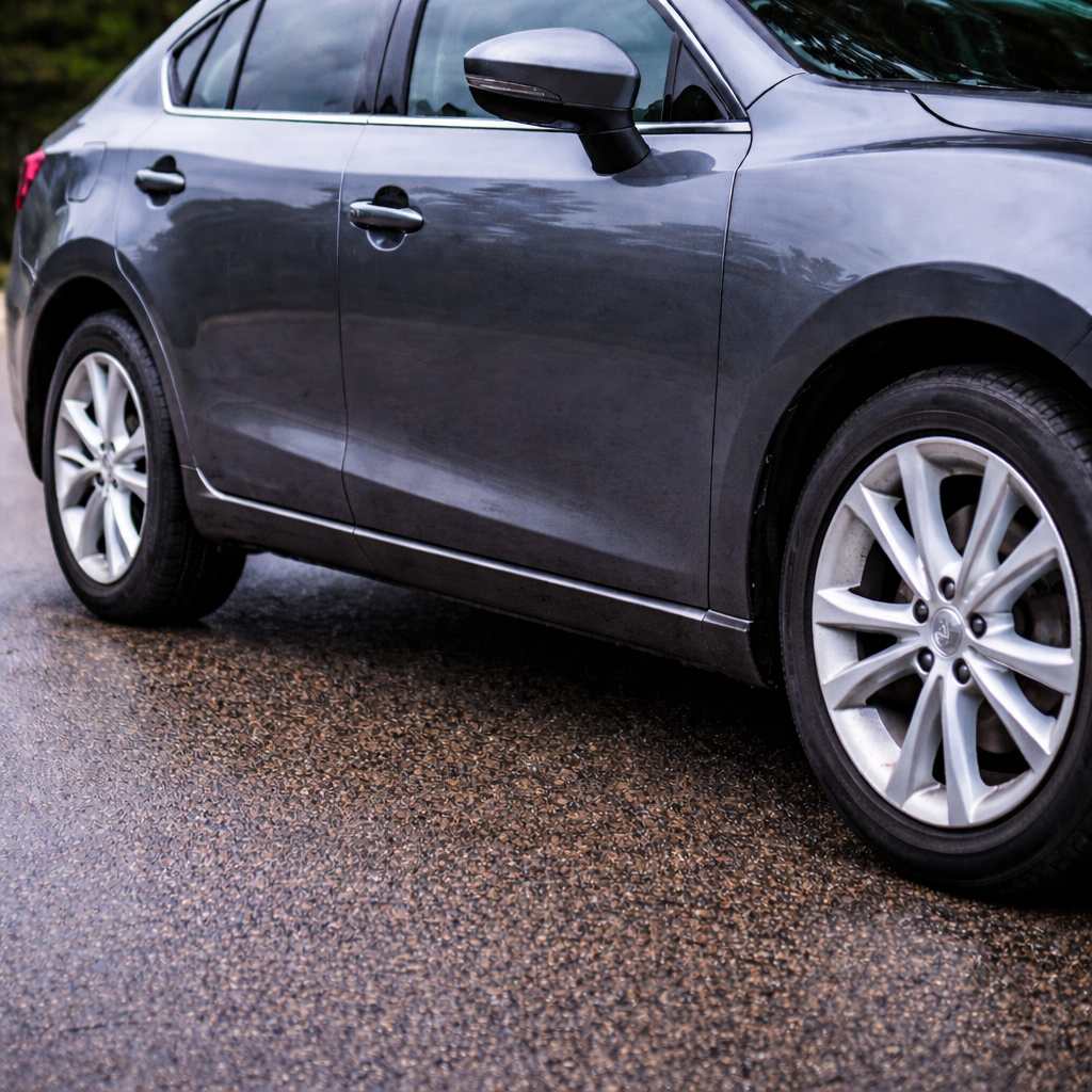 Champú con cera para lavado y brillo del vehículo - despues aplicación