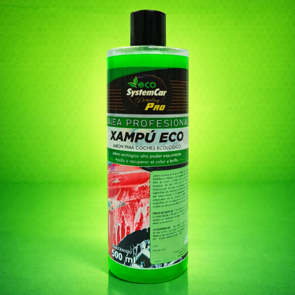 Champú ecológico para lavado exterior de vehículos