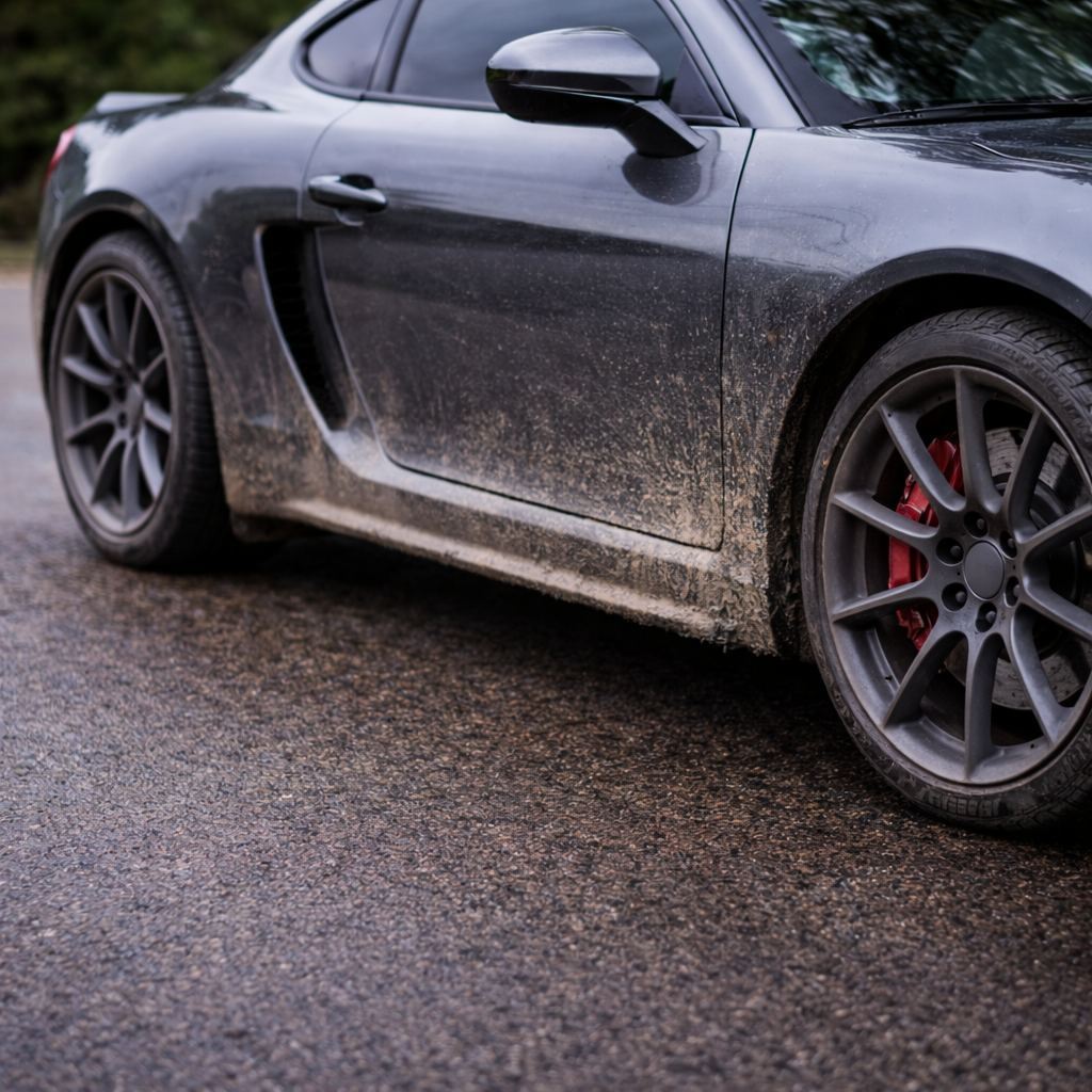 Champú ecológico para lavado exterior de vehículos - antes aplicación