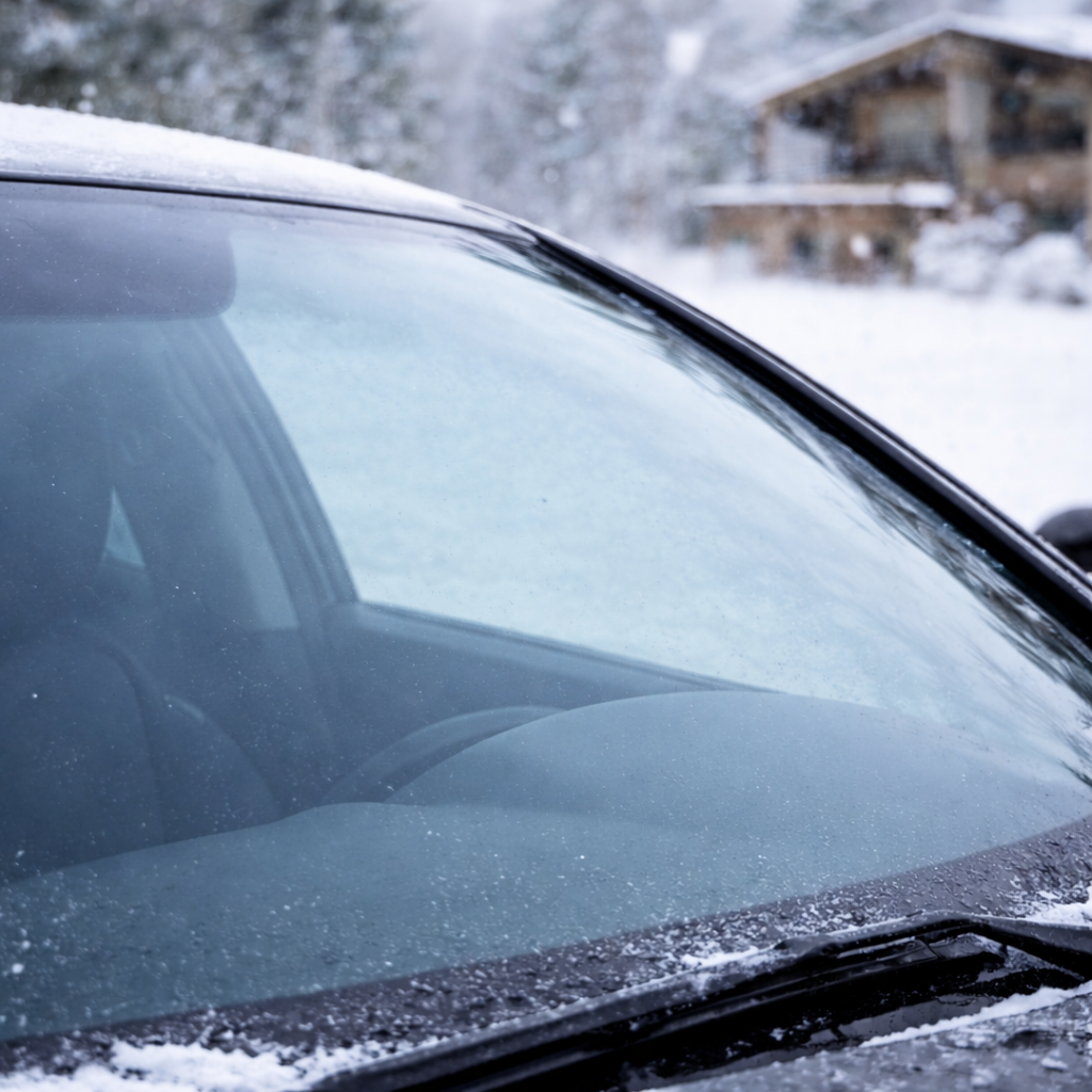 Descongelante para lunas y superficies del vehículo - despues aplicación