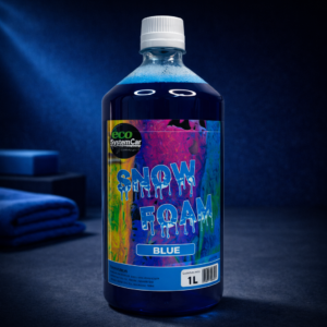 Espuma activa azul prelavado para limpieza segura del vehículo