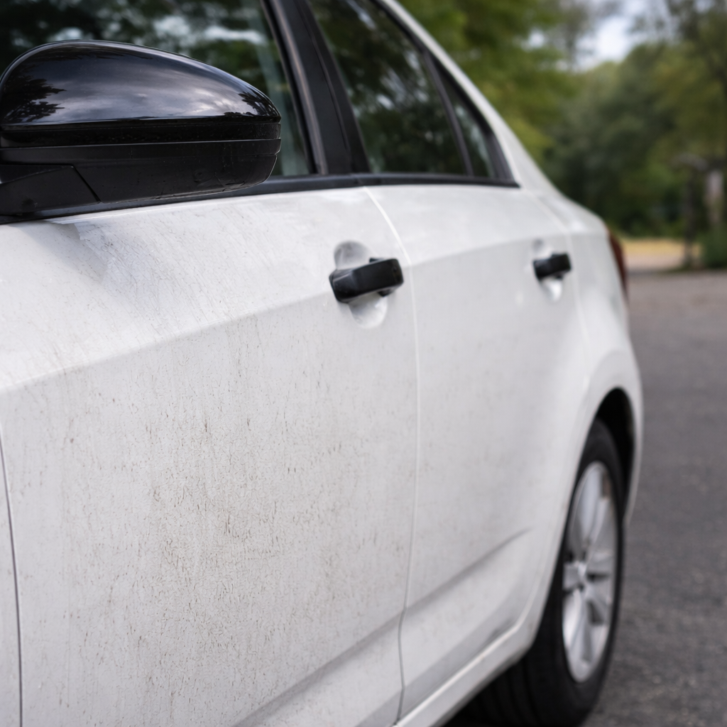 Limpiador en seco sin agua para carrocerías - antes aplicación
