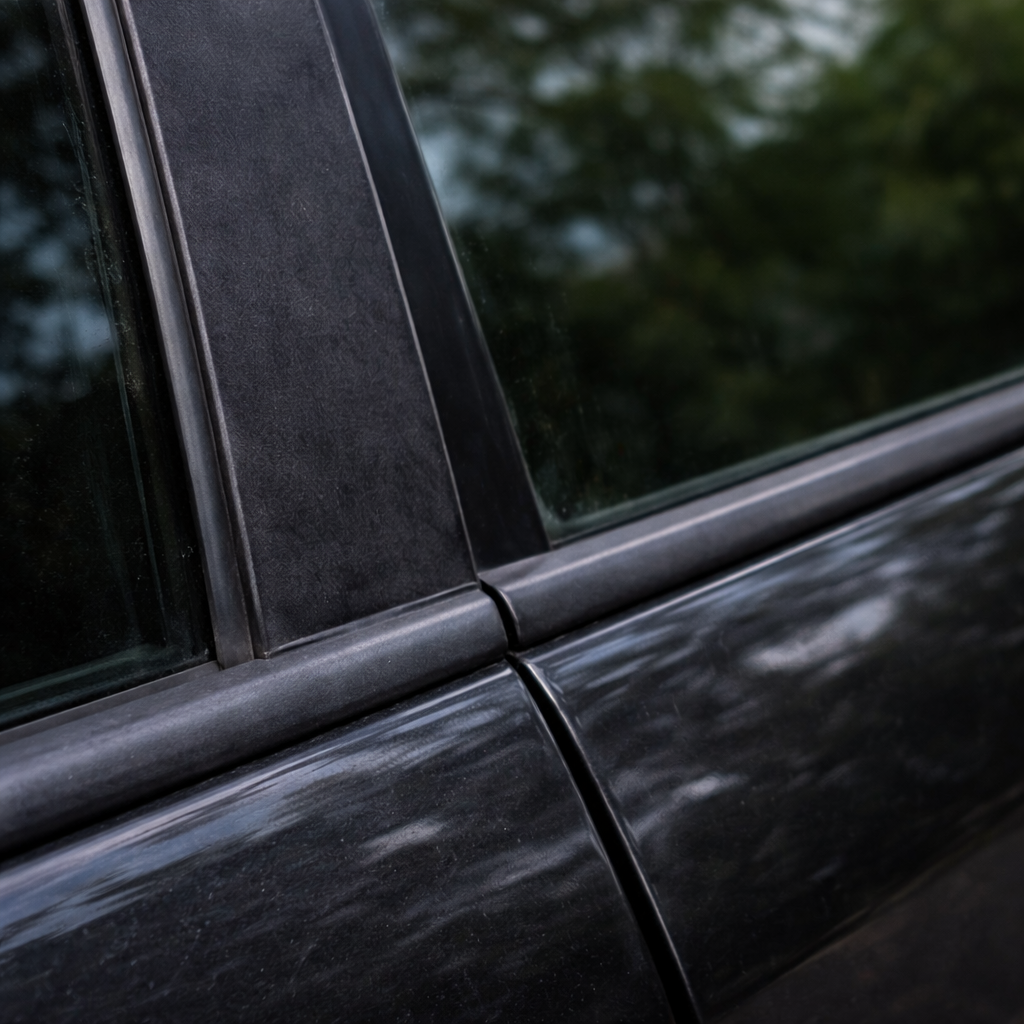 Restaurador de gomas y caucho de vehículos - antes aplicación