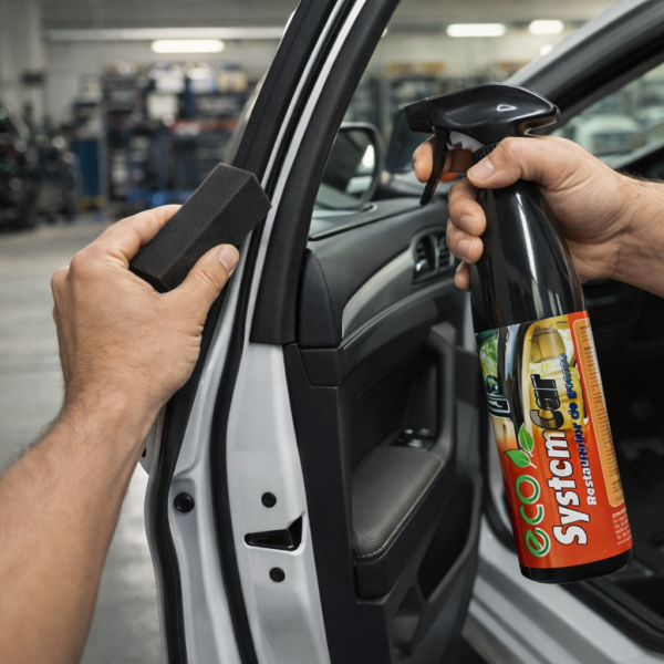 Restaurador de gomas y caucho de vehículos - modo de empleo