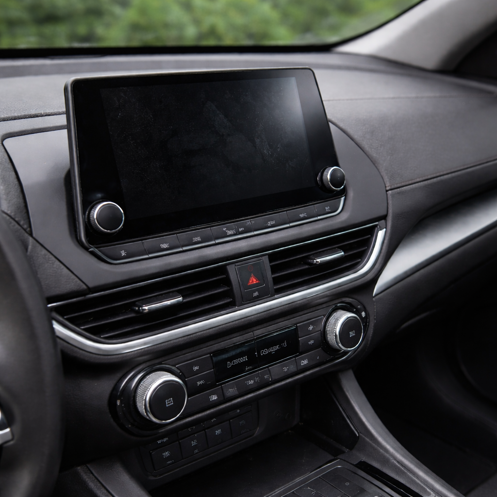 tablier Limpiador de salpicaderos y plásticos del vehículo - antes aplicación