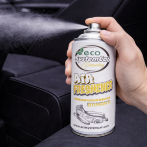 Ambientador spray aroma banana para interior de vehículo pulverizado