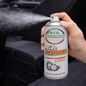 Ambientador spray aroma coco para interior de vehículo pulverizado