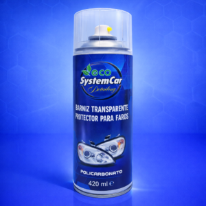Barniz protector para faros con acabado duradero y transparente