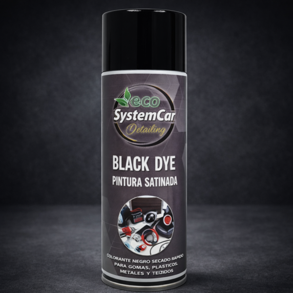 Pintura negra satinada de secado rápido para vehículos