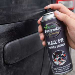 black dye Pintura negra satinada de secado rápido para vehículos - modo de empleo