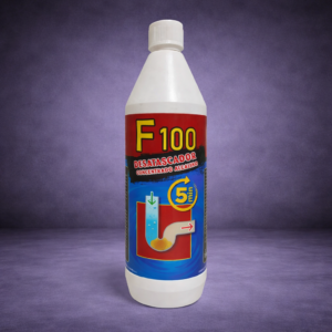F-100 Desatascador alcalino concentrado para tuberías y desagües