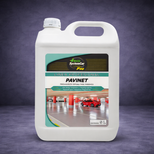 Fregasuelos desengrasante para aparcamientos y parkings
