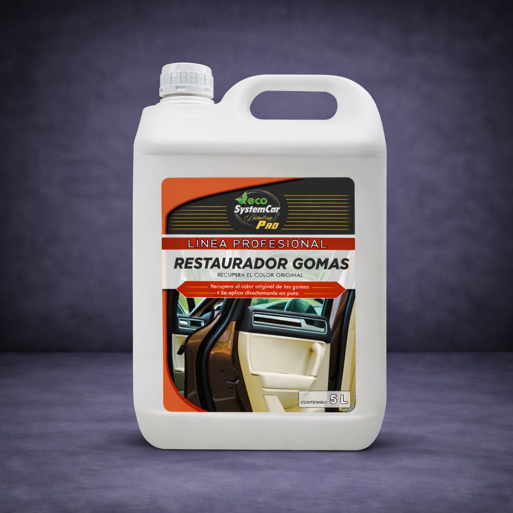 Restaurador de gomas y caucho de vehículos 5 L