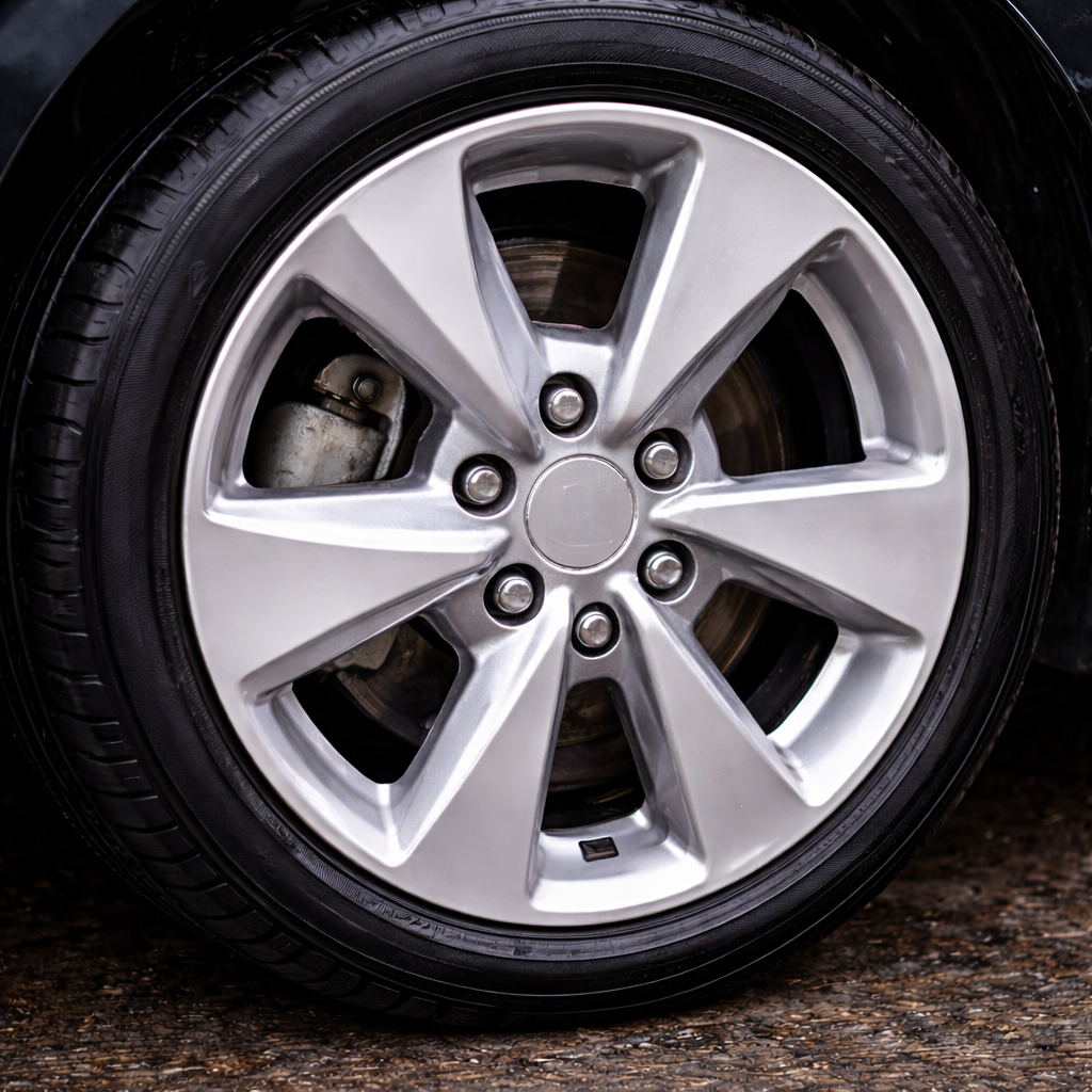 llantanet Limpiador ácido concentrado para llantas de aluminio - despues aplicación