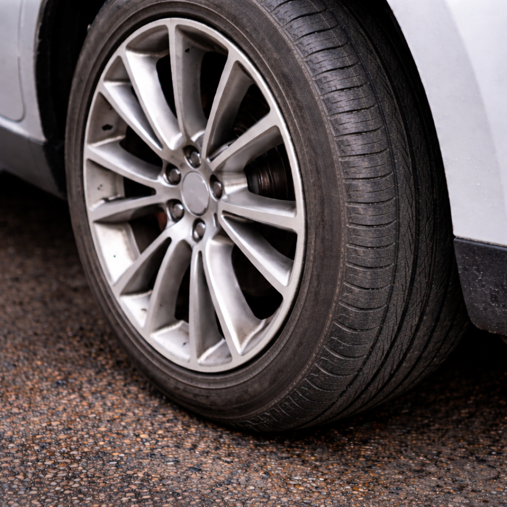 neumaticos extreme Gel abrillantador duradero - antes aplicación