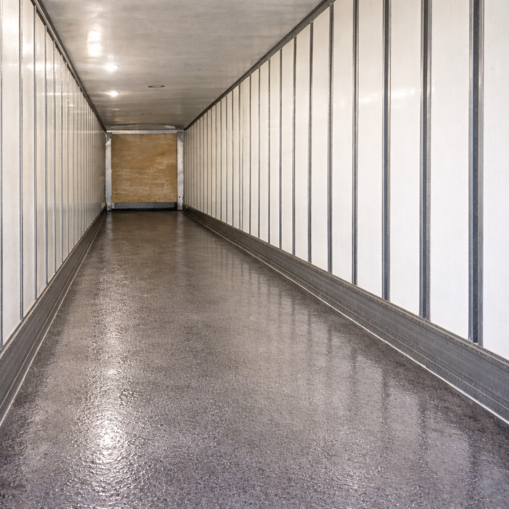 truck interior Limpiador especializado para interiores de camiones despues - aplicación