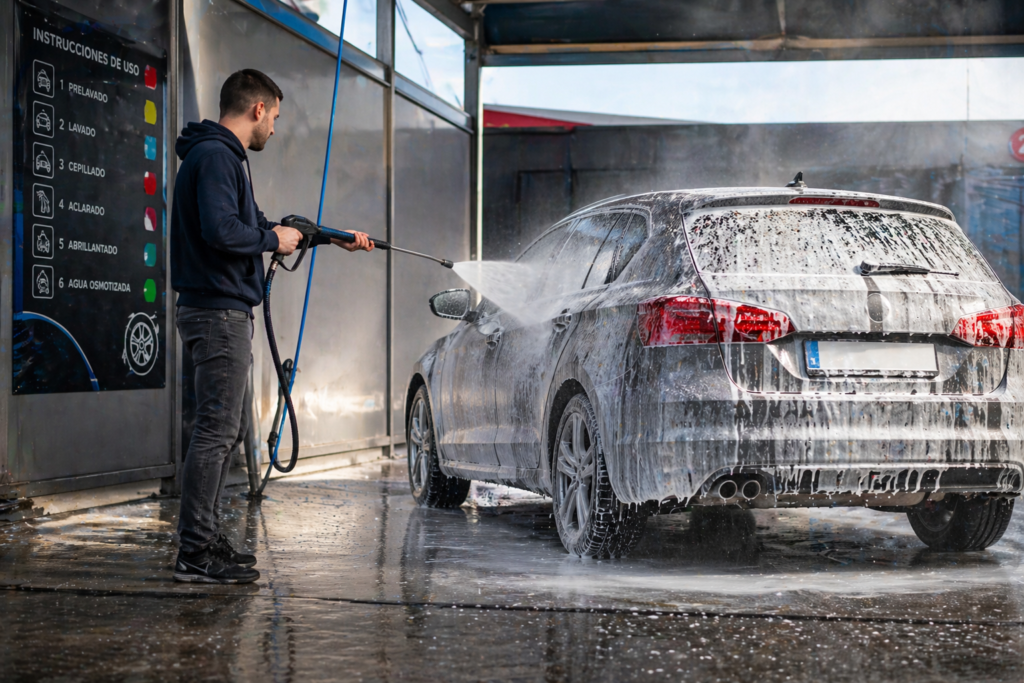 BOX LIQ detergente de lavado para box a alta presion