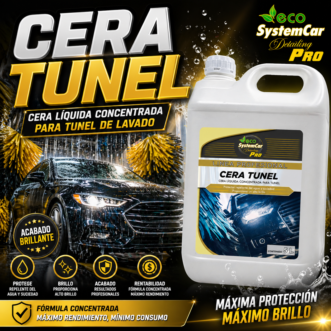 CERA TUNEL Cera para tuneles de lavado