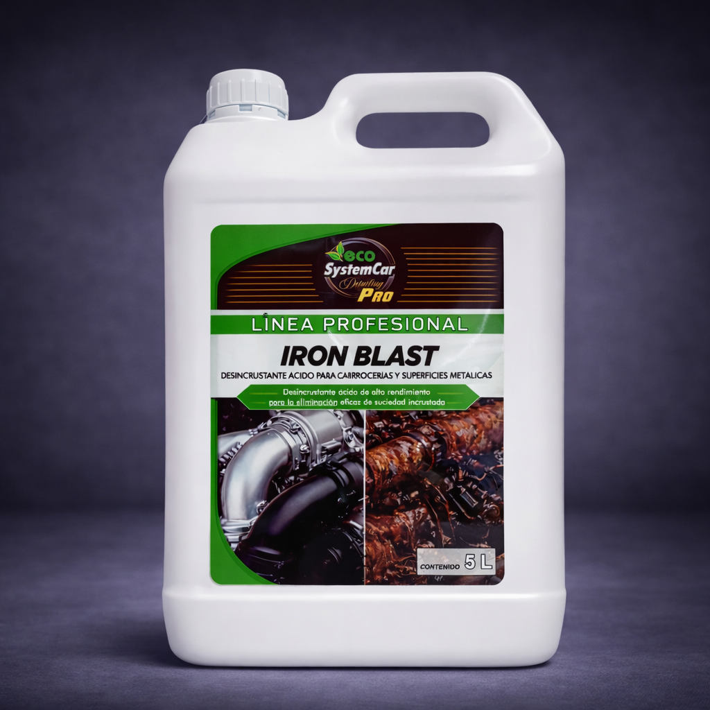 Desincrustante ácido profesional para suciedad extrema en superficies metálicas