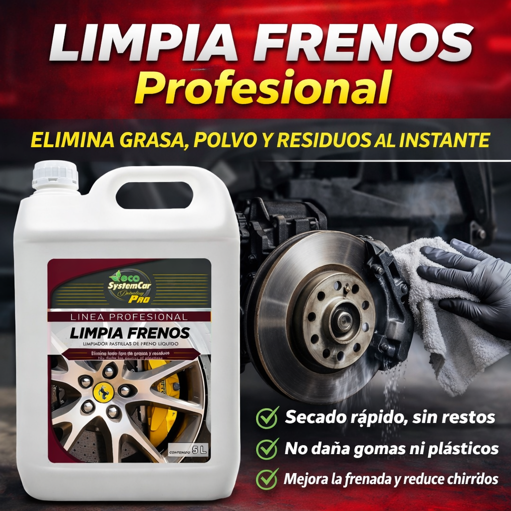 Limpia frenos la solucion para tener tus frenos al dia