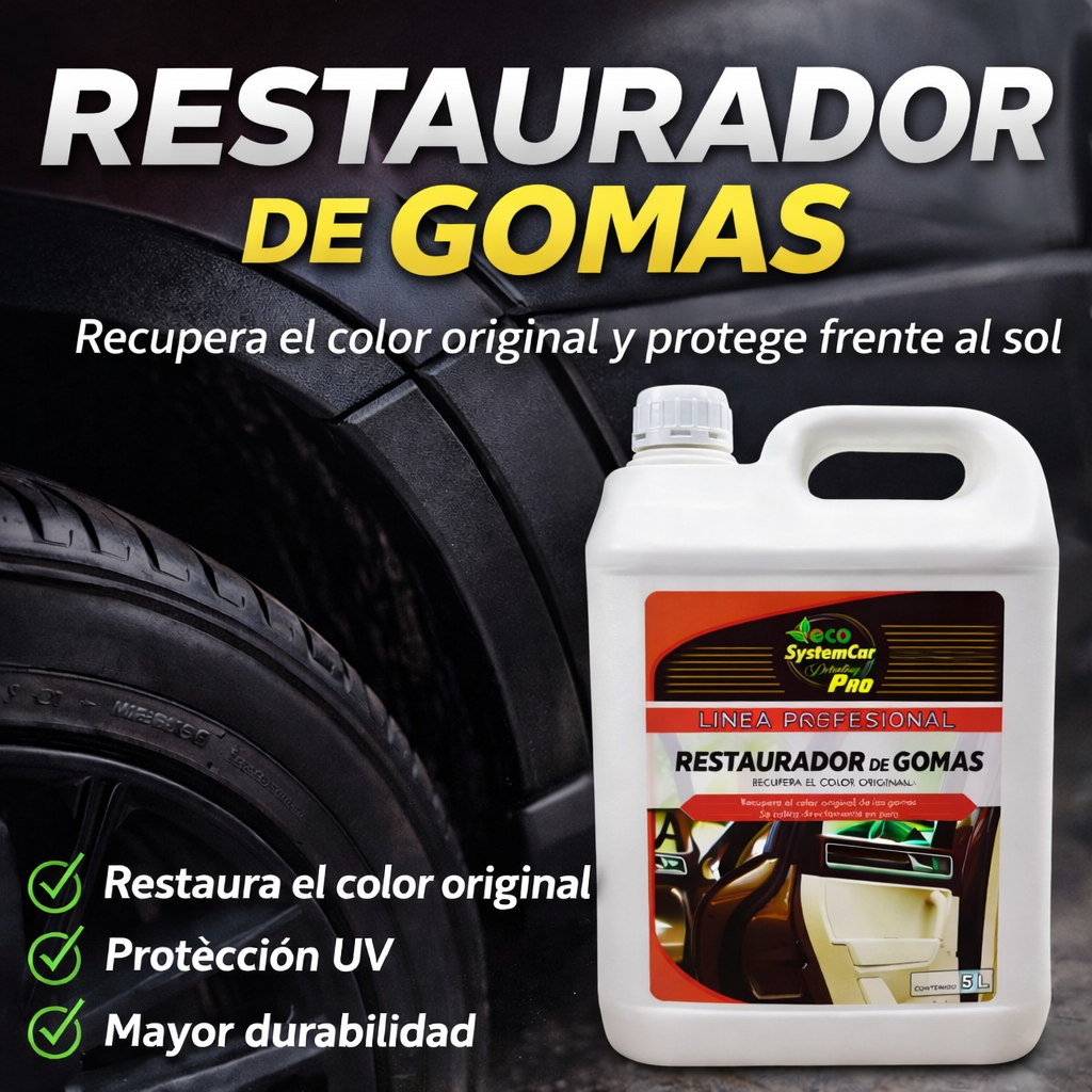 Restaurador d plásticos y gomas