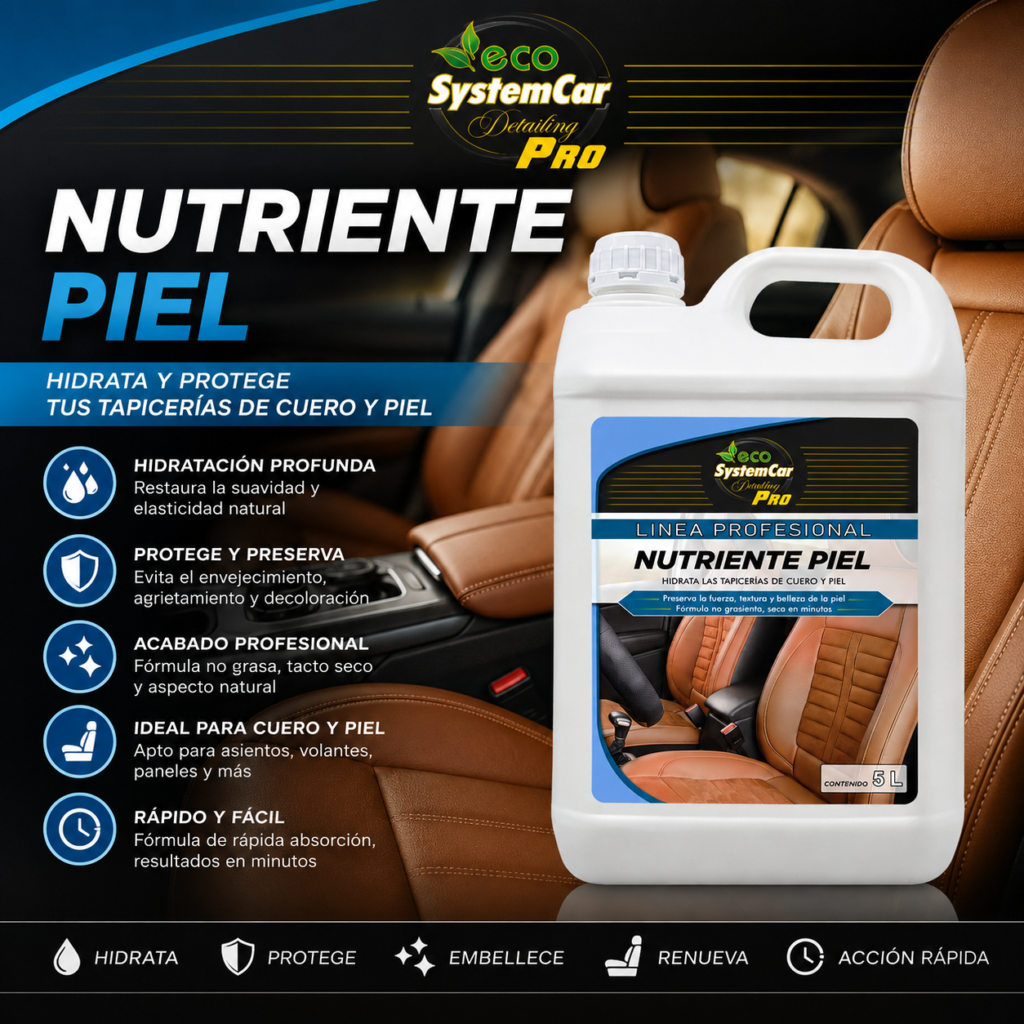 Nutriente piel para tapicerias de cuero