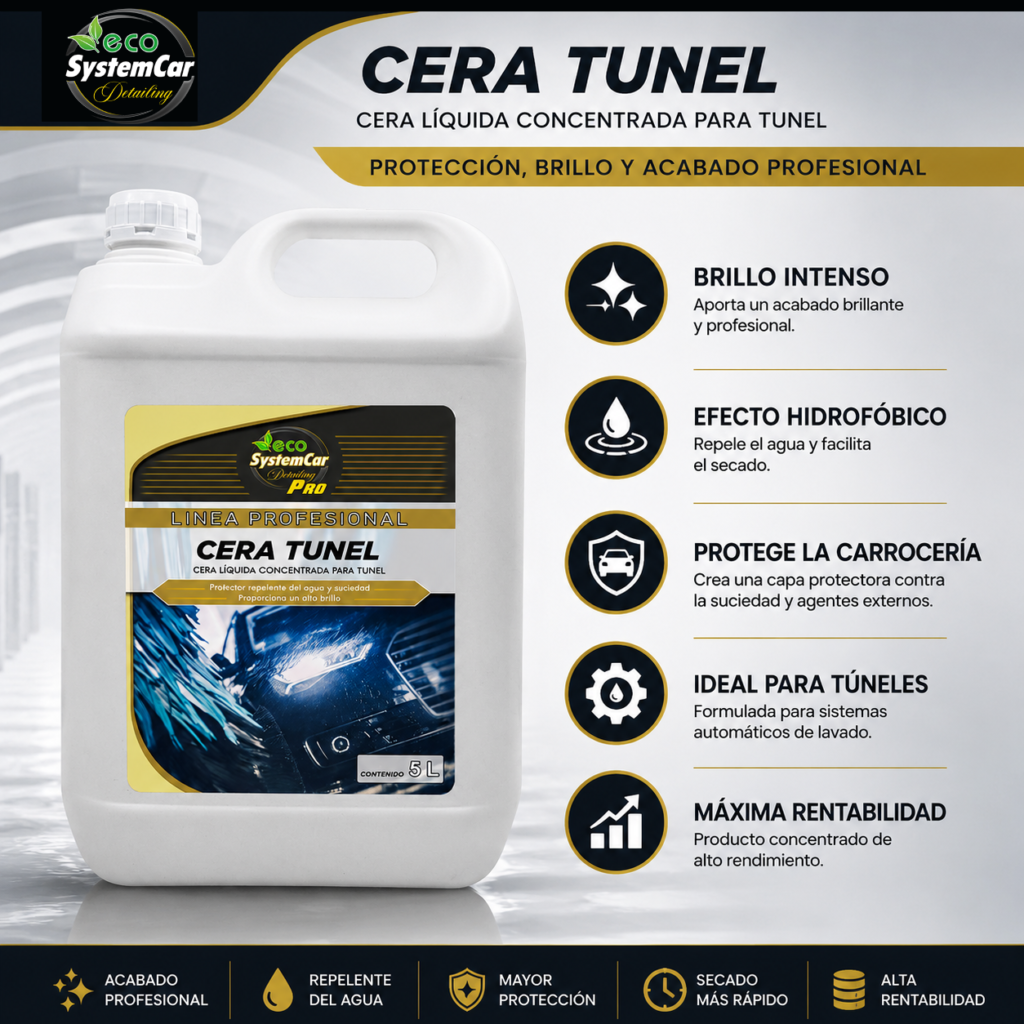 Cera Tunel cera liquida para tuneles de lavado