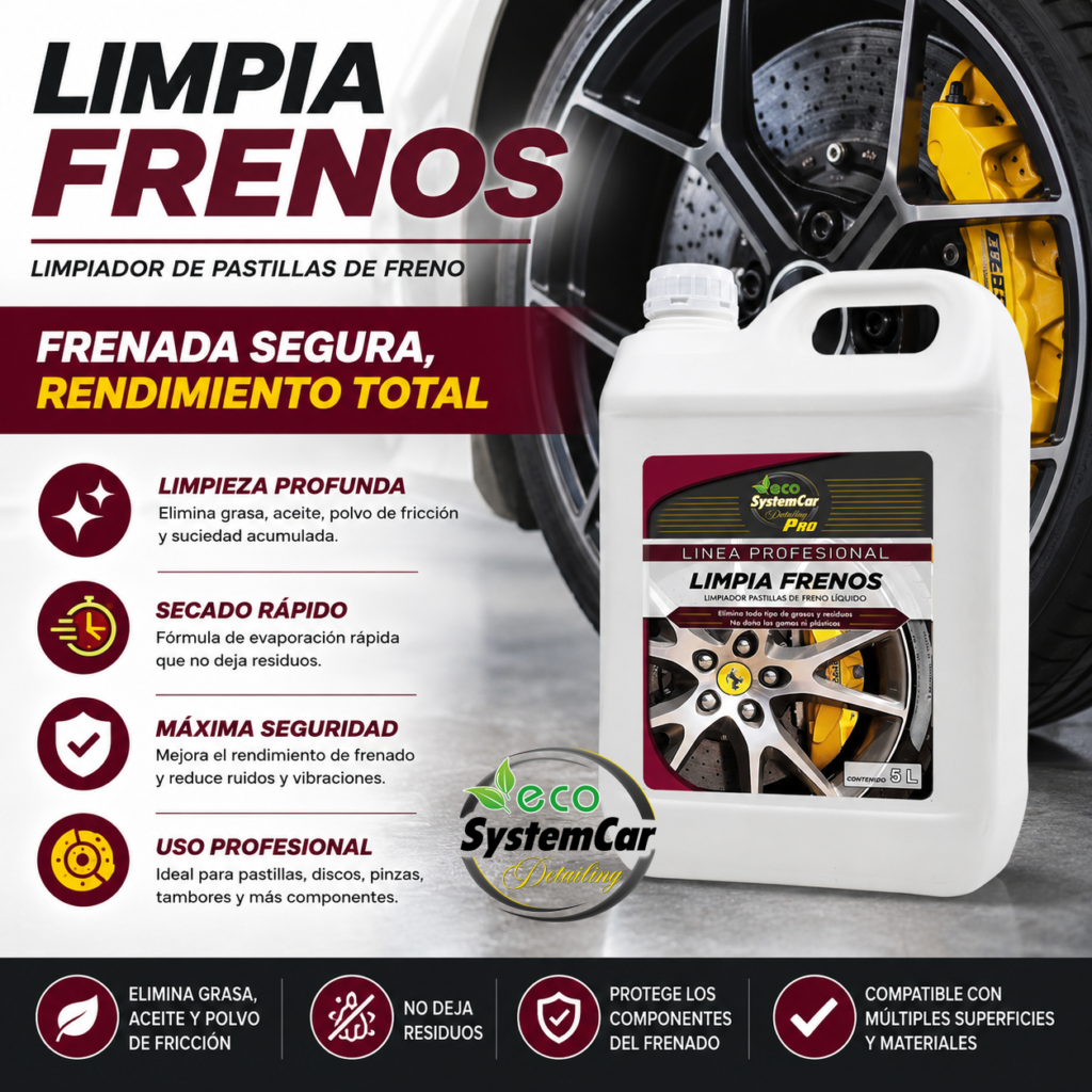 Limpia frenos eficaz para tu vehiculo publi