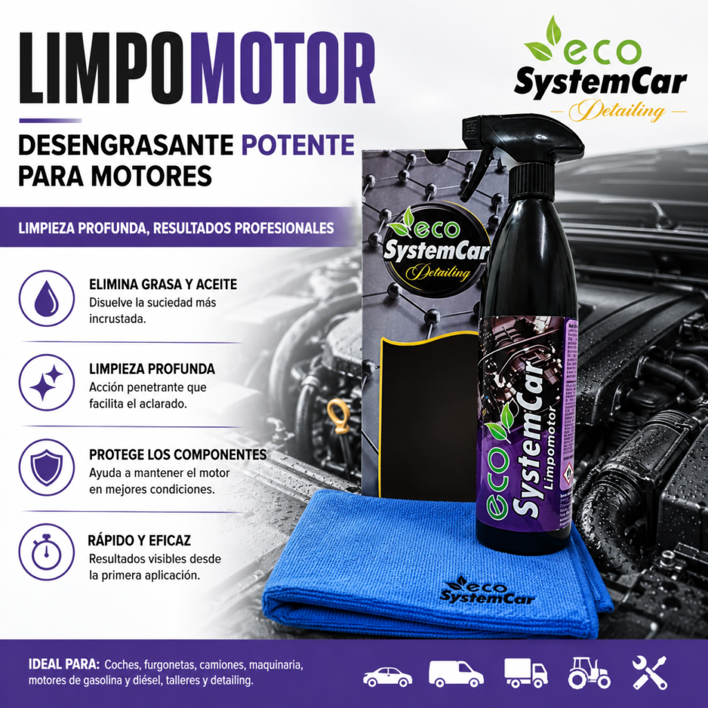 LIMPOMOTOR desengrasante para motores 