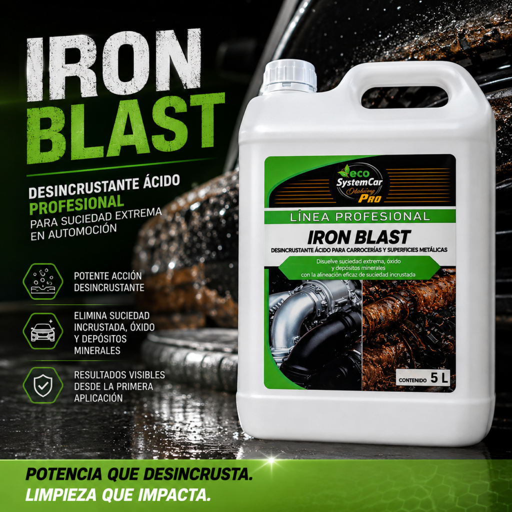IRON BLAST desincrustante profesional suciedades extremas