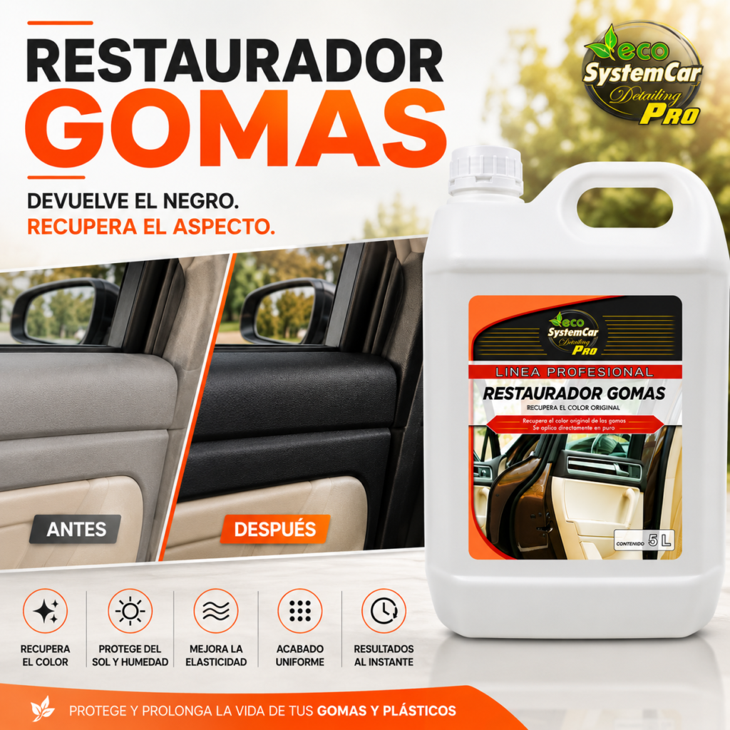 Restaurador gomas y plasticos 