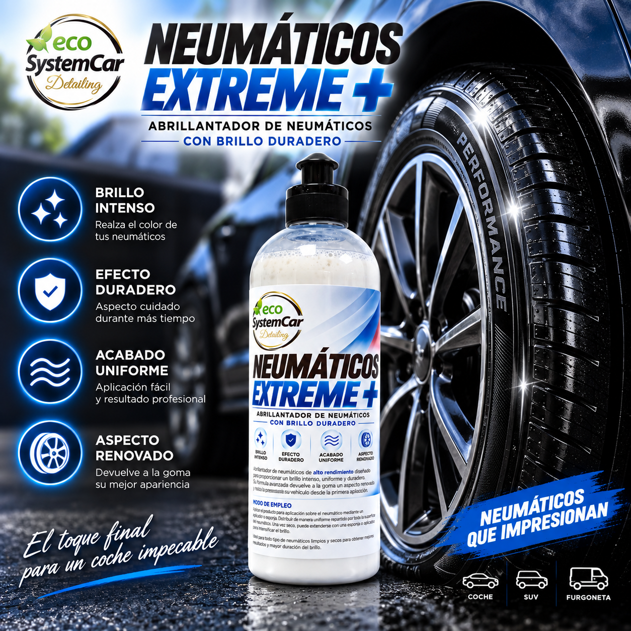 abrillantador neumaticos extreme plus