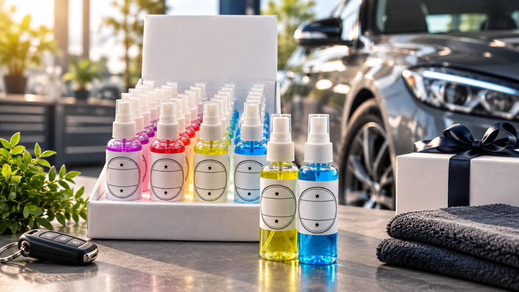 Ambientadores personalizados para coche con logo de empresa