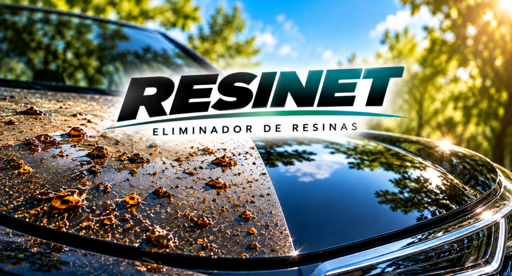 eliminador de resina para coches
